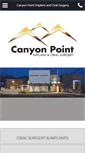 Mobile Screenshot of canyonpointsurgery.com